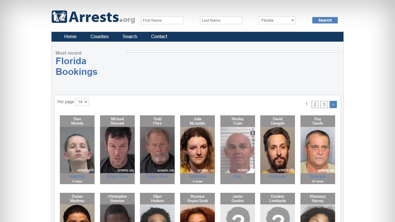 Florida Arrests and Inmate Search